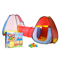 Namiot z piłkami dla dzieci HH kolorowy LA007322