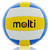 Piłka do siatkówki MOLTI PS001 żółto-niebieska r.5